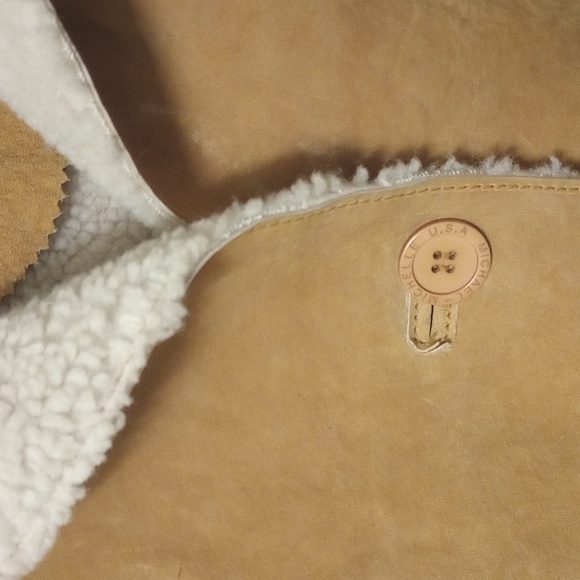 [[NWOT]] Michael Michelle genuine leather long coat - Picture 6 of 6